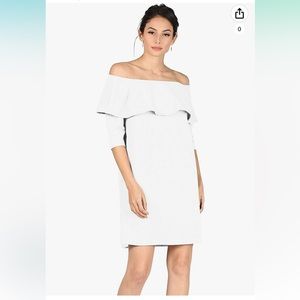 Womens 3/4 Sleeve and off the Shoulder Dress (NWOT)